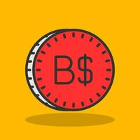 Bahamian dollar Vector Icon Design