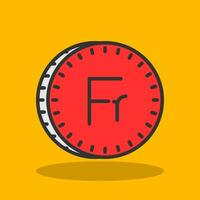 Franc Vector Icon Design