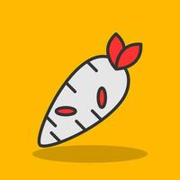 Carrot Vector Icon Design