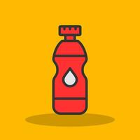 Water Bottle Vector Icon Design