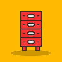 Drawer Vector Icon Design