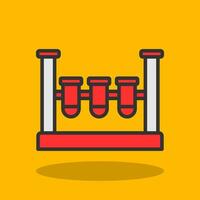 Test Tubes Vector Icon Design