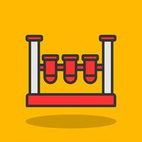 Test Tubes Vector Icon Design