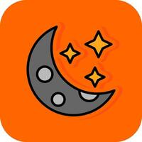 Moon Vector Icon Design