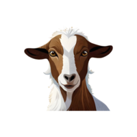 goat animal png ai generative