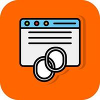 Backlinks Vector Icon Design