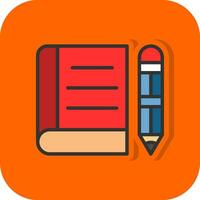 diseño de icono de vector de cuaderno