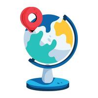 Trendy Geo Location vector