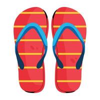 Trendy Flip Flops vector