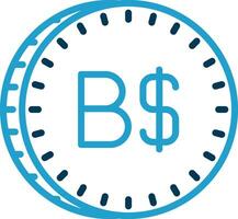 Bahamian dollar Vector Icon Design