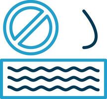 No Water Vector Icon Design