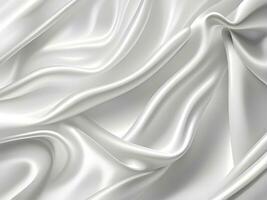 white satin fabric texture. 3d rendering. photo