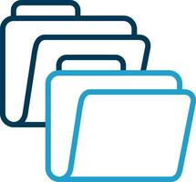 Folders Vector Icon Design