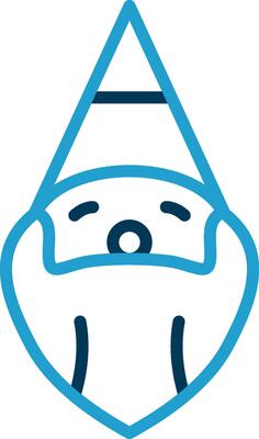 Gnome Vector Icon Design