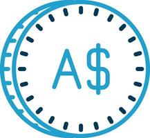 Australian Dollar Vector Icon Design