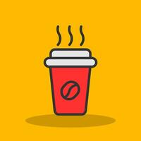 Coffee Cup Vector Icon Design