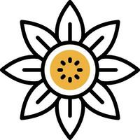 diseño de icono de vector de girasol