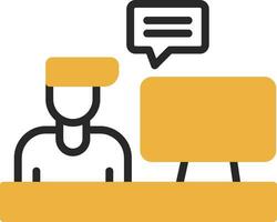Blogger Vector Icon Design