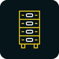 Drawer Vector Icon Design