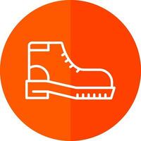 diseño de icono de vector de botas