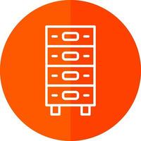 Drawer Vector Icon Design