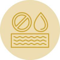 No Water Vector Icon Design