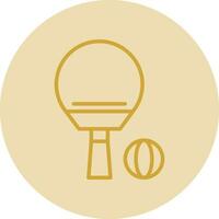 diseño de icono de vector de ping pong