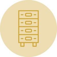 Drawer Vector Icon Design
