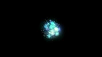 Modern minimalistic abstract Particle background motion design. video