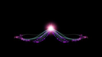 Modern minimalistic abstract Particle background motion design. video