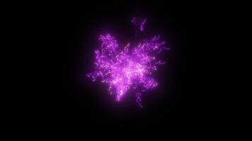 Modern minimalistic abstract Particle background motion design. video