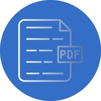 PDF Document Vector Icon Design