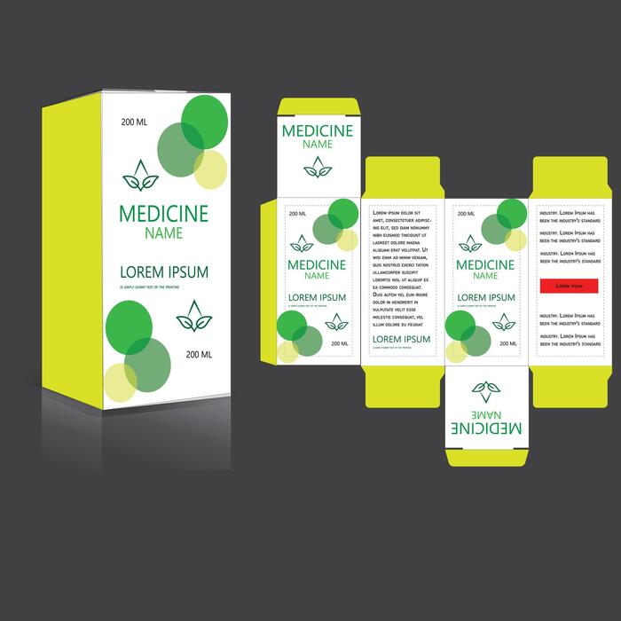 Medicine Box Template Vector Art, Icons, and Graphics for Free Download