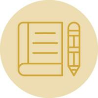 Notebook Vector Icon Design