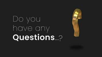 3D Question Mark Cool Animation, Do you have any Questions, 3D Rendering video