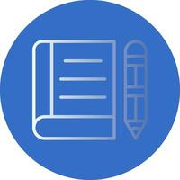 Notebook Vector Icon Design