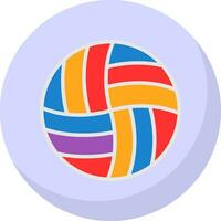 diseño de icono de vector de voleibol