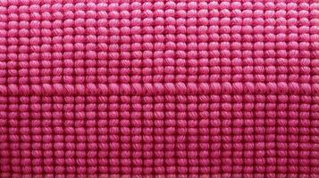 Generative AI, knitted pink sweater texture closeup, magenta or light pink abstract background photo