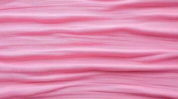 Generative AI, knitted pink sweater texture closeup, magenta or light pink abstract background photo