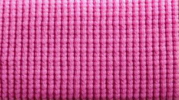 Generative AI, knitted pink sweater texture closeup, magenta or light pink abstract background photo