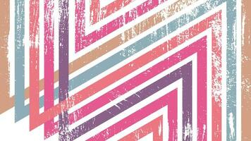 The 70s And 80s Old Fashion Style Glitch Retro Vibes Style Vintage Color Abstract Background Vector Illustration