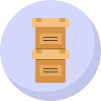 diseño de icono de vector de cajas