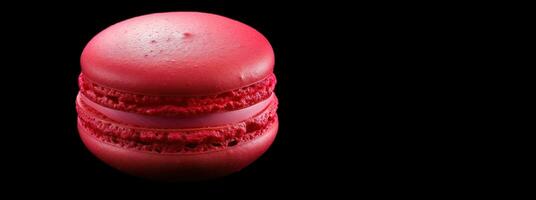 Generative AI, Macaron french sweet cookie photo