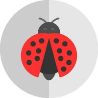 Ladybug Vector Icon Design