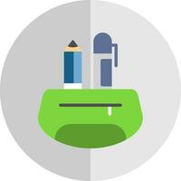 Pencil Case Vector Icon Design