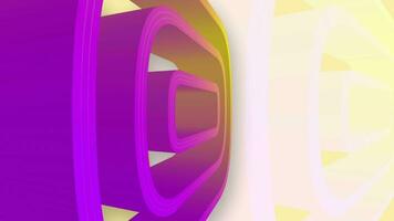 3d animation, abstract background with colorful lines video