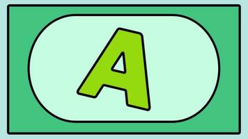 aprender abc alfabeto para crianças Educação vídeo. video