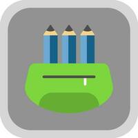 Pencil Case Vector Icon Design