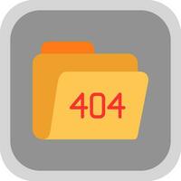 404 Error Vector Icon Design