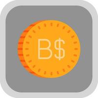 bahameño dólar vector icono diseño